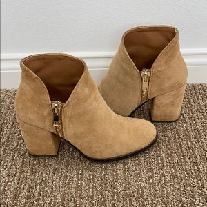 Zara suede ankle booties